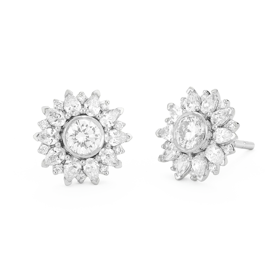 Colección Princess, Diamante 0.85 Ct, Diamante 0.09 Ct Y Diamante 0.63 Ct, Roseton