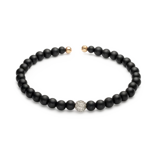 Colección Titanium Soul, Diamante 0.25 Ct, Onix, Titanio