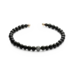 Colección Wolf Small Bracelets, Diamante Negro 0.47 Ct, Onix, Titanio