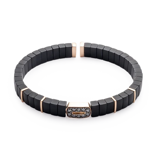 Colección Titanium Soul, Diamante Negro 0.31 Ct, Onix, Titanio