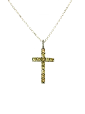 Colección Classics Crosses, Diamante brown 0.11 ct, cruces