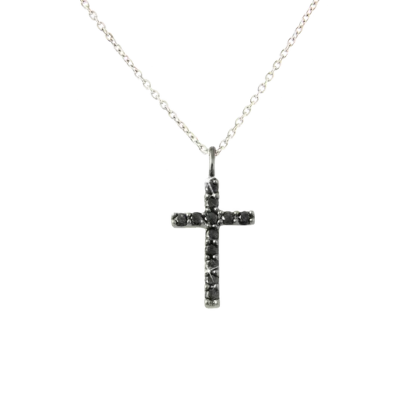 Colección Classics Crosses, Diamante Negro 0.11 Ct, Cruces