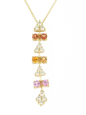 Colección Sunset, Diamante 0.55 Ct, Zafiro, Diseñador