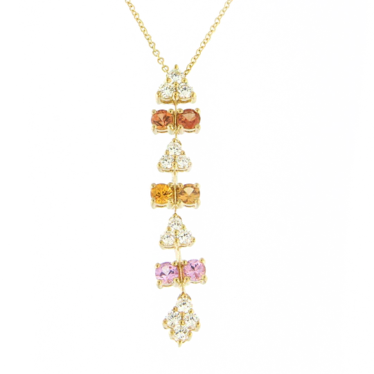 Colección Sunset, Diamante 0.55 Ct, Zafiro, Diseñador