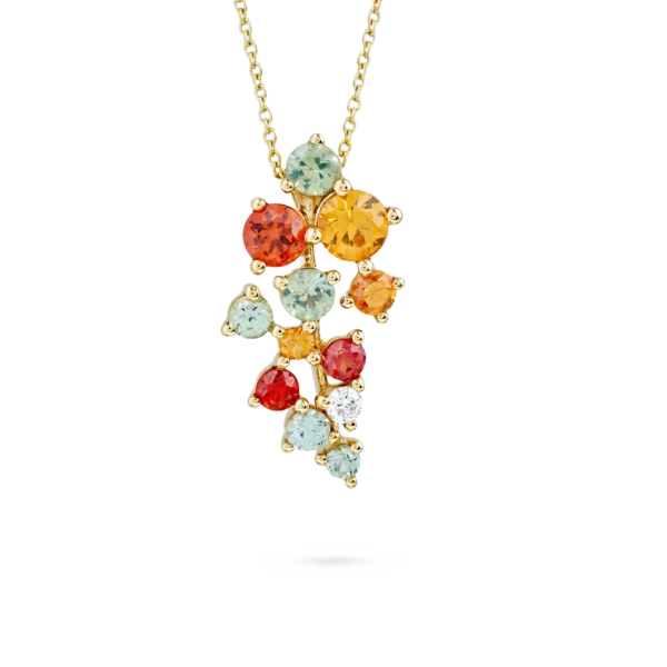 Colección Sunset, Diamante 0.04 Ct, Zafiro, Diseñador