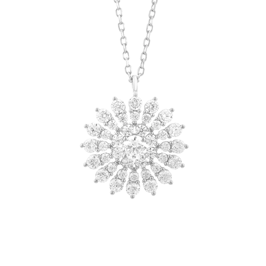 Colección White, Diamante 0.77 Ct, Roseton