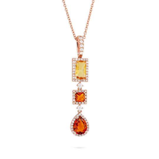 Colección Iconic, Diamante 0.44 Ct, Citrino, Diseñador