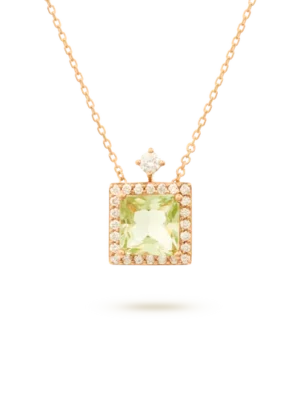 Colección Sunset, Diamante 0.20 Ct, Prasiolita, Diseñador