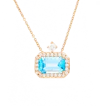 Colección Sunset, Diamante 0.17 Ct, Topacio, Diseñador