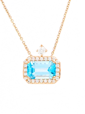 Colección Sunset, Diamante 0.17 Ct, Topacio, Diseñador