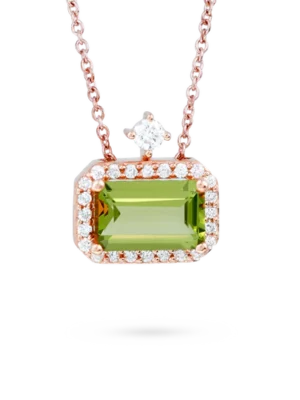 Colección Sunset, Diamante 0.17 Ct, Peridoto, Diseñador