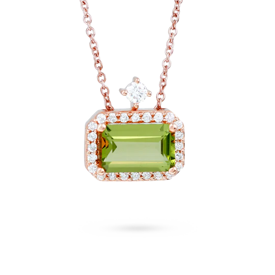 Colección Sunset, Diamante 0.17 Ct, Peridoto, Diseñador