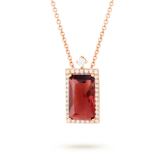 Colección Iconic, Diamante 0.25 Ct, Granate, Diseñador