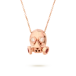 Colección Titanium Soul, Diamante 0.10 Ct, Zafiro, Calaveras