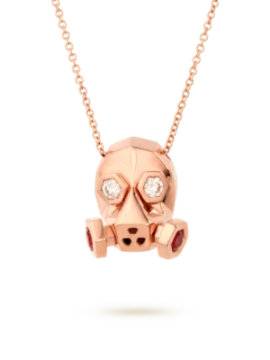 Colección Titanium Soul, Diamante 0.10 Ct, Zafiro, Calaveras