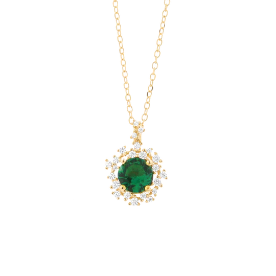 Colección Princess, Diamante 0.17 Ct, Esmeralda, Botón