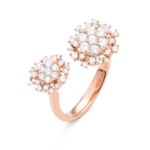 Colección White, Diamante 0.66 ct, roseton