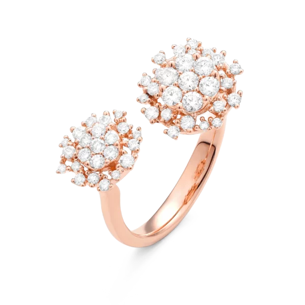 Colección White, Diamante 0.66 ct, roseton