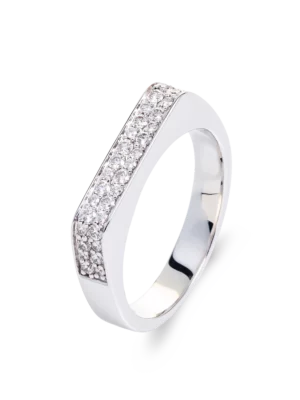 Colección Wolf Men rings & surf, Diamante 0.44 ct, sellos