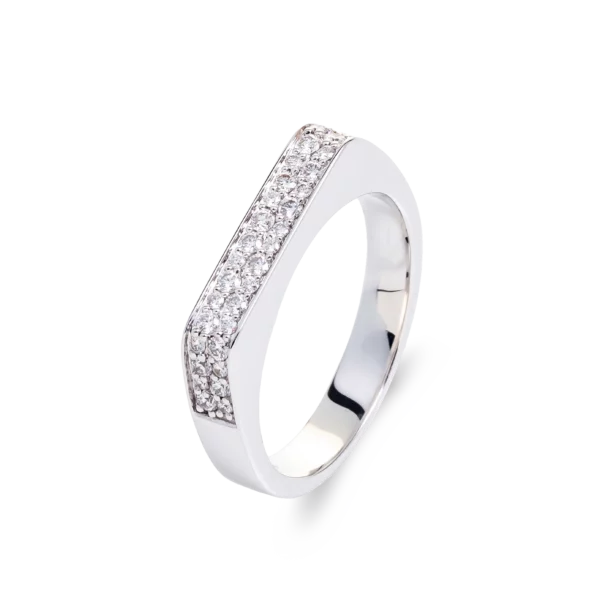 Colección Wolf Men rings & surf, Diamante 0.44 ct, sellos