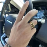 Colección Wolf Men rings & surf, Diamante 0.04 ct, ojo de tigre, sellos