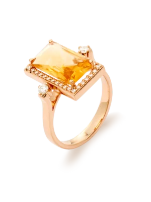 Colección Iconic, Diamante 0.27 Ct, Citrino, Diseñador