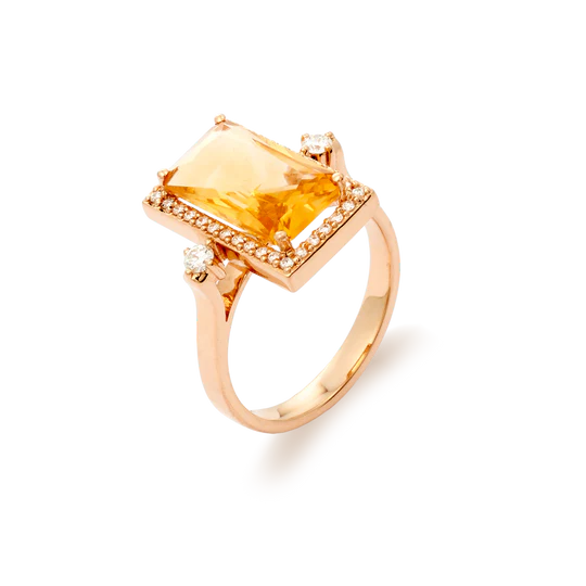 Colección Iconic, Diamante 0.27 Ct, Citrino, Diseñador