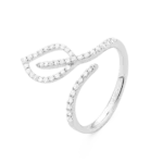 Colección Leaves And Crossed, Diamante 0.35 Ct, Diseñador