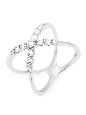 Colección Leaves And Crossed, Diamante 0.53 Ct, Diseñador