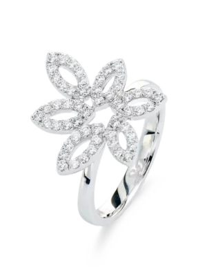 Colección Leaves And Crossed, Diamante 0.58 Ct, Diseñador