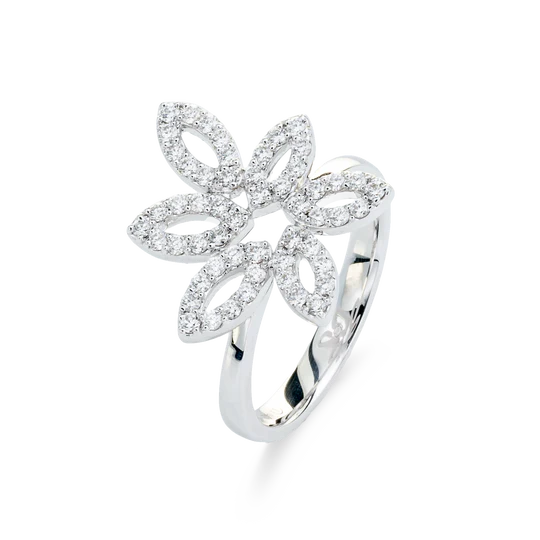 Colección Leaves And Crossed, Diamante 0.58 Ct, Diseñador